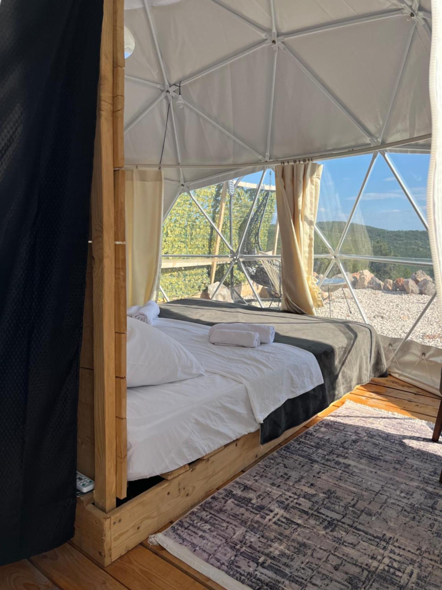Вилла Glamping Peninsula Lustica Rose Тиват Экстерьер фото